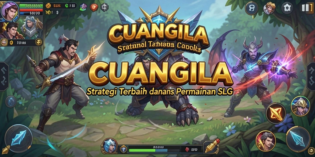 Tampilan gameplay menegangkan di dunia strategi CUANGILA.