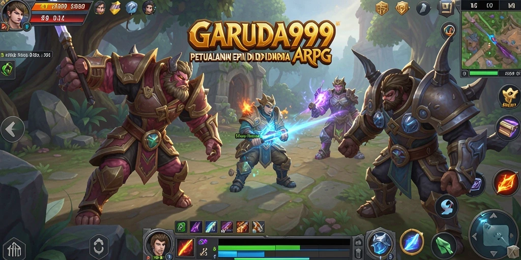 Screenshot gameplay GARUDA999 yang menampilkan aksi pertempuran epik.