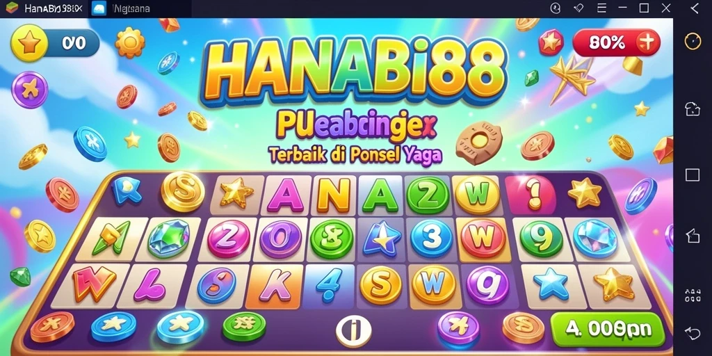 Tampilan menarik dari gameplay Bingo di HANABI88.