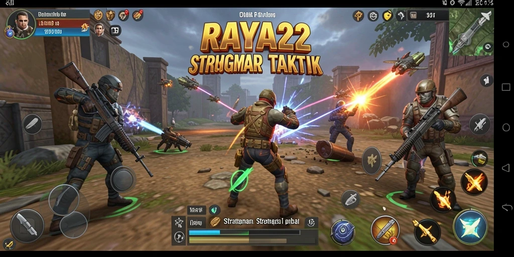 Tangkapan layar gameplay RAYA22 yang menarik dan penuh strategi.