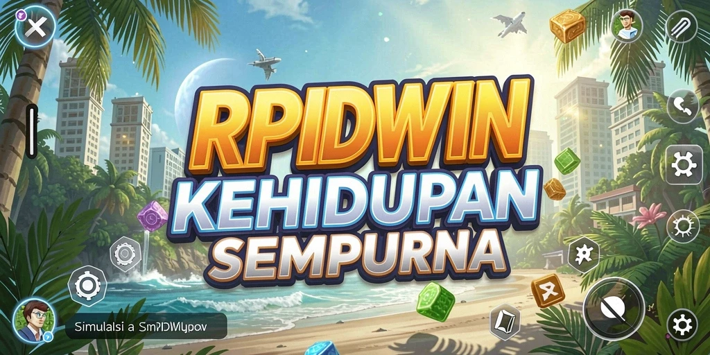 Tampilan menyerupai kehidupan nyata dalam permainan RPIDWIN.